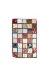 Textil Patchwork Tela Tapicería rectangular multicolor con diseño en cuadros