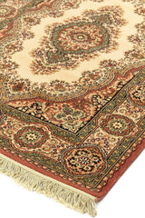 Alfombra Industrial Wilton Verde Rojo Beige
