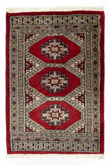 Alfombra Persa Bukara Rojo Beige