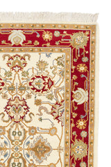 Alfombra Persa Sarouk Rojo Beige