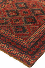 Alfombra Kilim Soumak Rojo