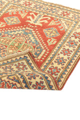Alfombra Caucasica Kazak Rojo Biege