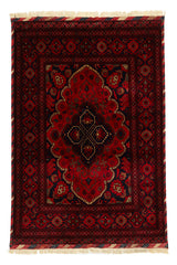 Alfombra Persa Afgan Rojo