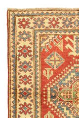 Alfombra Caucasica Kazak Rojo Biege
