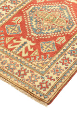 Alfombra Caucasica Kazak Rojo Biege