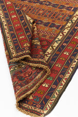 Alfombra Kilim Soumak Rojo