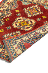 Alfombra Caucasica Kazak Rojo Biege