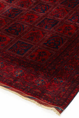 Alfombra Persa Afgan Rojo