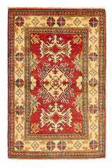 Alfombra Caucasica Kazak Rojo Biege