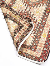 Alfombra Kilim Soumak Seda Rojo Beige