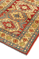 Alfombra Caucasica Kazak Rojo Biege