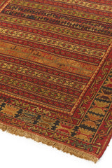 Alfombra Kilim Soumak Rojo