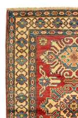 Alfombra Caucasica Kazak Rojo Biege