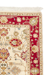 Alfombra Persa Sarouk Rojo Beige