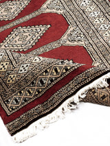 Alfombra Persa Bukara Yamouth Rojo Beige