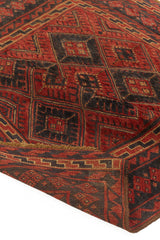 Alfombra Kilim Soumak Rojo