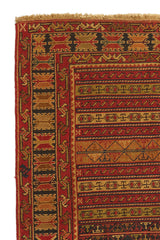 Alfombra Kilim Soumak Rojo