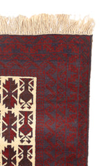 Alfombra Turca Belusch Oración Rojo