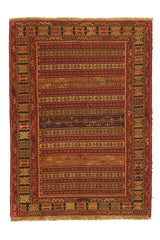 Alfombra Kilim Soumak Rojo