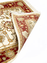 Alfombra Persa Sarouk Rojo Beige