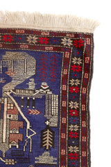 Alfombra Turca Belusch Oración Rojo