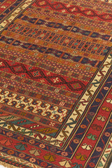 Alfombra Kilim Soumak Rojo