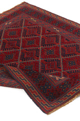 Alfombra Kilim Soumak Rojo